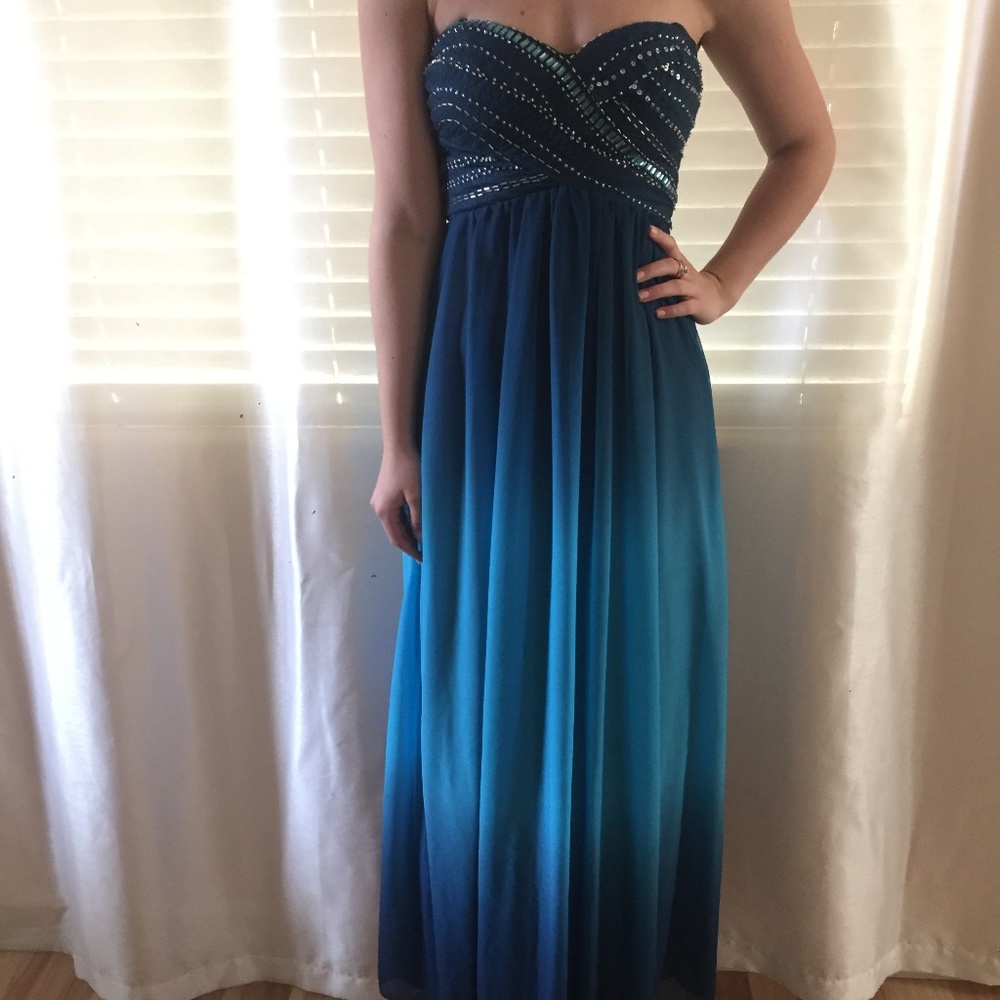 Strapless Prom Dress